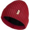 imageSukkeen Kids Winter Beanie Hat for Girls ampamp Boys  Warm Knitted Hat Age 310 Seepage Proof Skull Cap for Daily Outdoor UseWine Red