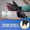 imageWinter Gloves for Men Women Rose Red Size M
