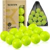 imageSukeen Outdoor Pickleball Balls 40 Holes High Bounce True Flight Pickleball Ball High Visibility Outdoor Pickleballs High Elasticity Pickle Balls with Mesh Bagb Neon Green12