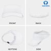 imageSukeen 4 Pack Cooling Towel 40quotx12quot Ice Towel Soft Breathable Chilly Towel Microfiber Towel Cooling Stretchy Visor Free Size Cool Hat with UV Protection Brim Peak Vizor