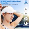 imageSukeen 4 Pack Cooling Towel 40quotx12quot Ice Towel Soft Breathable Chilly Towel Microfiber Towel Cooling Stretchy Visor Free Size Cool Hat with UV Protection Brim Peak Vizor