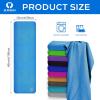 imageSukeen Cooling Towel 40quotx12quot for Neck ampamp Head  Soft Breathable Chilly Sweat Towel for Yoga Golf Gym Camping Running Workout ampamp More ActivitiesBlueGreyGreenPinkBlackDark Grey