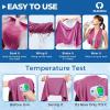 imageSukeen Cooling Towels 6 Pack 40quotx 12quot Cooling Towels for Neck and Face Cooling Rags Lightweight Soft Breathable Towels for Yoga Sport Workout Running Gym Camping FitnessLake Bluepinkorangegreen