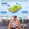 imageSukeen Cooling Towels40quotx 12quot Cool Towels for Neck Baseball Sport Sweat Rag for Gym Cooling Towel for Yoga Golf Camping Running Workout ampamp More ActivitiesWhiteorange