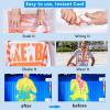 imageSukeen Cooling Towels40quotx 12quot Cool Towels for Neck Baseball Sport Sweat Rag for Gym Cooling Towel for Yoga Golf Camping Running Workout ampamp More ActivitiesWhiteorange