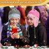 imageSukeen Kids Winter Beanie Hat for Girls Boys Antistatic Kids Warm Earflap Hat Polar Fleece Peruvian Hat for Cold Weather