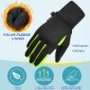 imageSukeen Kids Winter Gloves 2 Pack Soft Warm Gloves AntiSlip Touchscreen Gloves for Kids Windproof Kids Gloves Winter for Boys Girls Winter Gloves Kids Sports Running Cycling Blue S Green M