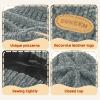 imageSukeen Kids Winter Hat Chenille Knit Beanie Hat with Lined for Girls Boys Toddlers Ages 38 Warm Skull Caps for OurdoorGray