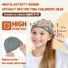 imageSukeen Kids Winter Hat Chenille Knit Beanie Hat with Lined for Girls Boys Toddlers Ages 38 Warm Skull Caps for OurdoorGray