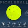 imageSukeen Pickleball Balls Outdoor Crack Resistant 40 Holes Seamless Pickleballs High Visibility Pickle Balls with Mesh Bag