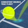 imageSukeen Pickleball Balls Outdoor Crack Resistant 40 Holes Seamless Pickleballs High Visibility Pickle Balls with Mesh Bag