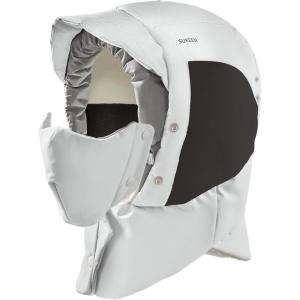 imageSukeen Lightweight Trapper Hats for Women Men Waterproof Bomber Hats Windproof Winter Warm Hat with Ear Flaps and MaskWhite