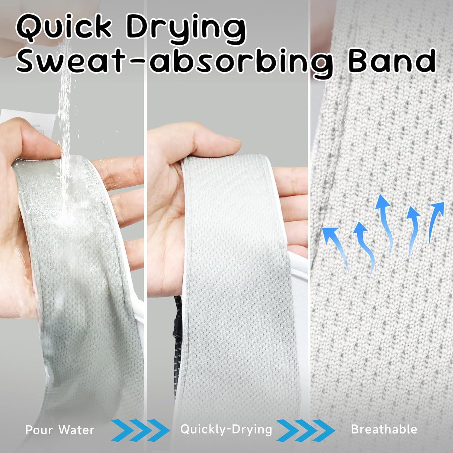 imageSukeen Kids Visors Hats for Girls BoysFoldable Brim Sun Hat Adjustable Folding Cap for Outdoors ActivityWhite