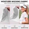 imageSukeen 2 Pack Sports Sun Visor Men Women Lightweight Packable Cooling Stretchy Visor Hat for Running Tennis Golf2 White