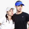 imageSukeen 2 Pack Sports Sun Visor Women Men Lightweight Packable Stretchy Visor Hat for Golf Tennis Running Daily WearBlackBlue