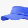 imageSukeen 2 Pack Sports Sun Visor Women Men Lightweight Packable Stretchy Visor Hat for Golf Tennis Running Daily WearWhiteBlue