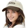 imageSukeen Baseball Caps for Teenage Big Kids Adjustable TwoTone Corduroy Hat Casual Caps for Everyday OutdoorBrown