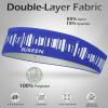imageSukeen Headbands for Men Sweatbands Running Headbands Moisture Wicking Mens Headband Reflective Sports Headband Non Slip Cooling Headband for Gym Fitness Exercisea Blue