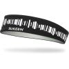 imageSukeen Headbands for Men Sweatbands Running Headbands Moisture Wicking Mens Headband Reflective Sports Headband Non Slip Cooling Headband for Gym Fitness Exercisea Black