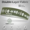 imageSukeen Headbands for Men Sweatbands Running Headbands Moisture Wicking Mens Headband Reflective Sports Headband Non Slip Cooling Headband for Gym Fitness Exercisea Dark Green