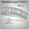 imageSukeen Headbands for Men Sweatbands Running Headbands Moisture Wicking Mens Headband Reflective Sports Headband Non Slip Cooling Headband for Gym Fitness Exercisea Gray
