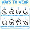 imageSukeen Kids Summer Balaclava for Boys Girls UV Sun Protection Face Cover Cooling Face Mask Breathable Neck Gaiter for OutdoorWhite
