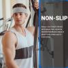 imageSukeen Workout Headbands for Men Moisture Wicking Sports Headbands Cooling Towels 4 Pack