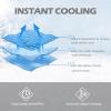 imageSukeen Cooling Hoodie Towel Instant Cooling Towels for Neck and Face Quick Drying Cooling Towels for Hot Weather WorkoutLight Gray