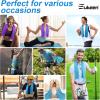 imageSukeen Cooling TowelInstant Evaporative Cooling for SportsYogaGolfGymNeckWorkout and More40x 124packdark Greygreenpinklake Blue