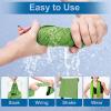 imageSukeen Cooling TowelInstant Evaporative Cooling for SportsYogaGolfGymNeckWorkout and More40x 124packdark Greygreenpinklake Blue