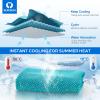 imageSukeen Cooling TowelInstant Evaporative Cooling for SportsYogaGolfGymNeckWorkout and More40x 12BluePinkLake BlueDark Grey