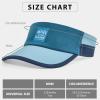 imageSukeen Sports Sun Visor for Men Women Lightweight QuickDry Outdoor Visor Hat Packable Running Tennis Golf VisorBlue