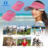 imageSukeen Wide Brim Sun Visor for WomenampampMen Retractable Visors Hat with UV Protection Sun Hats for Beach Golf Garden OutdoorRose Red
