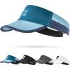 imageSukeen Sports Sun Visor for Men Women Lightweight QuickDry Outdoor Visor Hat Packable Running Tennis Golf VisorBlue