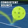 imageSukeen Indoor Pickleball Balls with Bag  26 Holes Pickle Ball Indoor Pickleballs  High Bounce Pickleball Balls Indoor  Pickle Balls for Beginner Intermediate Player 6 Pack  Neon Green