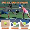 imageSukeen Indoor Pickleball Balls with Bag  26 Holes Pickle Ball Indoor Pickleballs  High Bounce Pickleball Balls Indoor  Pickle Balls for Beginner Intermediate Player 6 Pack  Neon Green