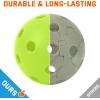imageSukeen Indoor Pickleball Balls with Bag  26 Holes Pickle Ball Indoor Pickleballs  High Bounce Pickleball Balls Indoor  Pickle Balls for Beginner Intermediate Player 6 Pack  Neon Green