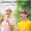imageSukeen Kids Sun Hats for Girls Boys Quick Drying Baseball Cap Lightweight Sun Protection Hat for Outdoor ActivityCoffee Brown