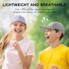 imageSukeen Kids Sun Hats for Girls Boys Quick Drying Baseball Cap Lightweight Sun Protection Hat for Outdoor ActivityPale Purple