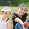 imageSukeen Kids Sun Hats for Girls Boys Quick Drying Baseball Cap Lightweight Sun Protection Hat for Outdoor ActivityWhite