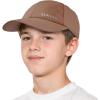 imageSukeen Kids Sun Hats for Girls Boys Quick Drying Baseball Cap Lightweight Sun Protection Hat for Outdoor ActivityCoffee Brown