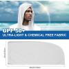 imageSukeen Cooling Hoodie Towel for Men Quick Drying Cooling Towels for Neck and Face Cooling Head Towels Stay Chill Towel Sport Workout Cooling Neck Wrap for Hot WeatherWhite