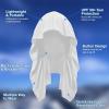 imageSukeen Cooling Hoodie Towel for Men Quick Drying Cooling Towels for Neck and Face Cooling Head Towels Stay Chill Towel Sport Workout Cooling Neck Wrap for Hot WeatherWhite