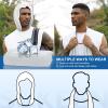 imageSukeen Cooling Hoodie Towel for Men Quick Drying Cooling Towels for Neck and Face Cooling Head Towels Stay Chill Towel Sport Workout Cooling Neck Wrap for Hot WeatherWhite