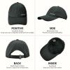 imageSukeen Sports Baseball Cap for Men Women Unstructured Soft Cap UPF 50 Cooling Sports Hat for Running Golf Cycling Black