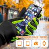 imageSukeen Winter Gloves for Men Women Waterproof AntiSlip Touchscreen Warm Gloves for Runing Cycling Hiking Outdoor RecreationGreen