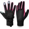 imageSukeen Winter Gloves for Men Women Waterproof AntiSlip Touchscreen Warm Gloves for Runing Cycling Hiking Outdoor RecreationPink