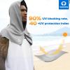 imageSukeen Cooling Hoodie Towel Absorbent QuickDrying Cooling Towels for Neck and Face UV Sun Protection Cooling Neck Wraps Sport Head Cooling Towel Hot WeatherGrey