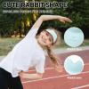 imageSukeen Kids Sun Visor Hats for Girls Boys Lightweight Sport Hat UPF50 Sun Hat Seamless Running Hats for Outdoor ActivitiesLight Blue