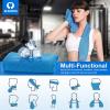 imageSukeen 4 Pack Cooling Towel 40quotx12quot Ice Towel Soft Breathable Chilly Towel Microfiber Towel Cooling Hoodie Towel Cooling Towels for Neck and Face Absorbent Quick Drying Cooling Neck Wraps